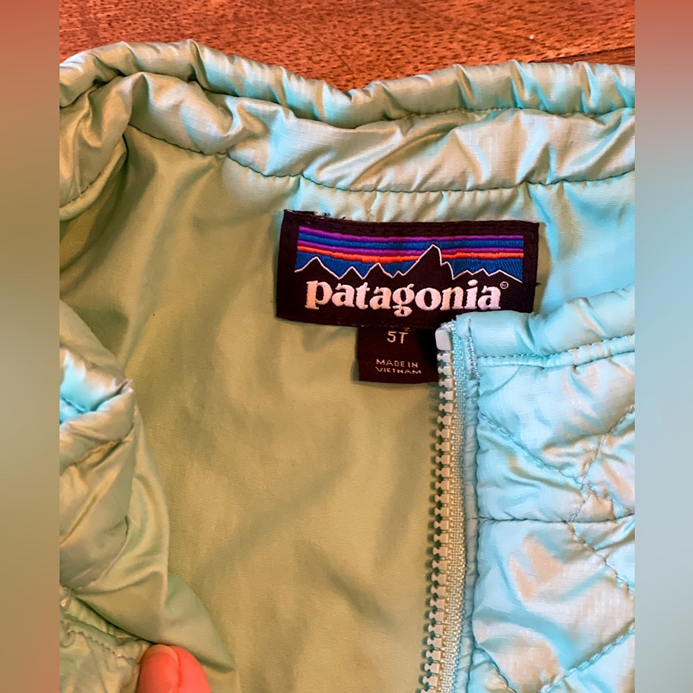 Teal Patagonia Jacket (kids)
